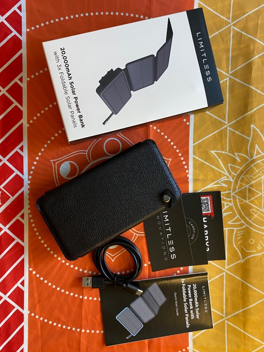Limitless 20,000mAh Solar Power Bank
